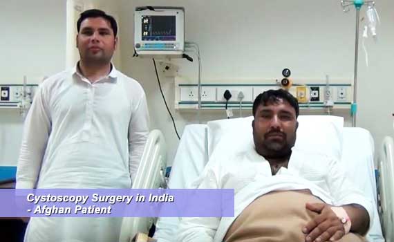 Cystoscopy Surgery in India Afghan Patient Successfully Done