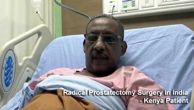 Radical Prostatectomy Surgery in India - Kenya Patient